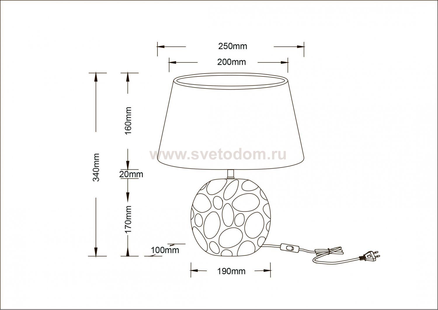 Декоративная настольная лампа Arte lamp A4063LT-1GO POPPY