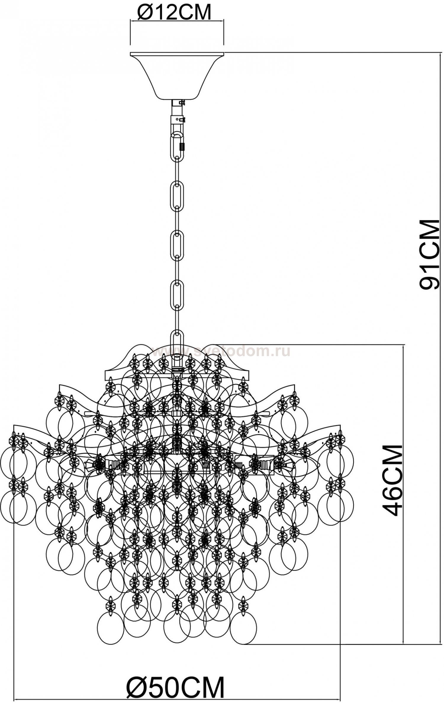 Подвесная люстра Arte Lamp A4065SP-6SG PIPIRIMA