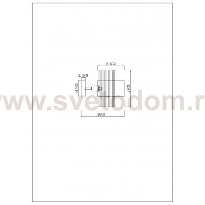 Светильник настенный Arte Lamp A4076AP-1CC FANTASIA