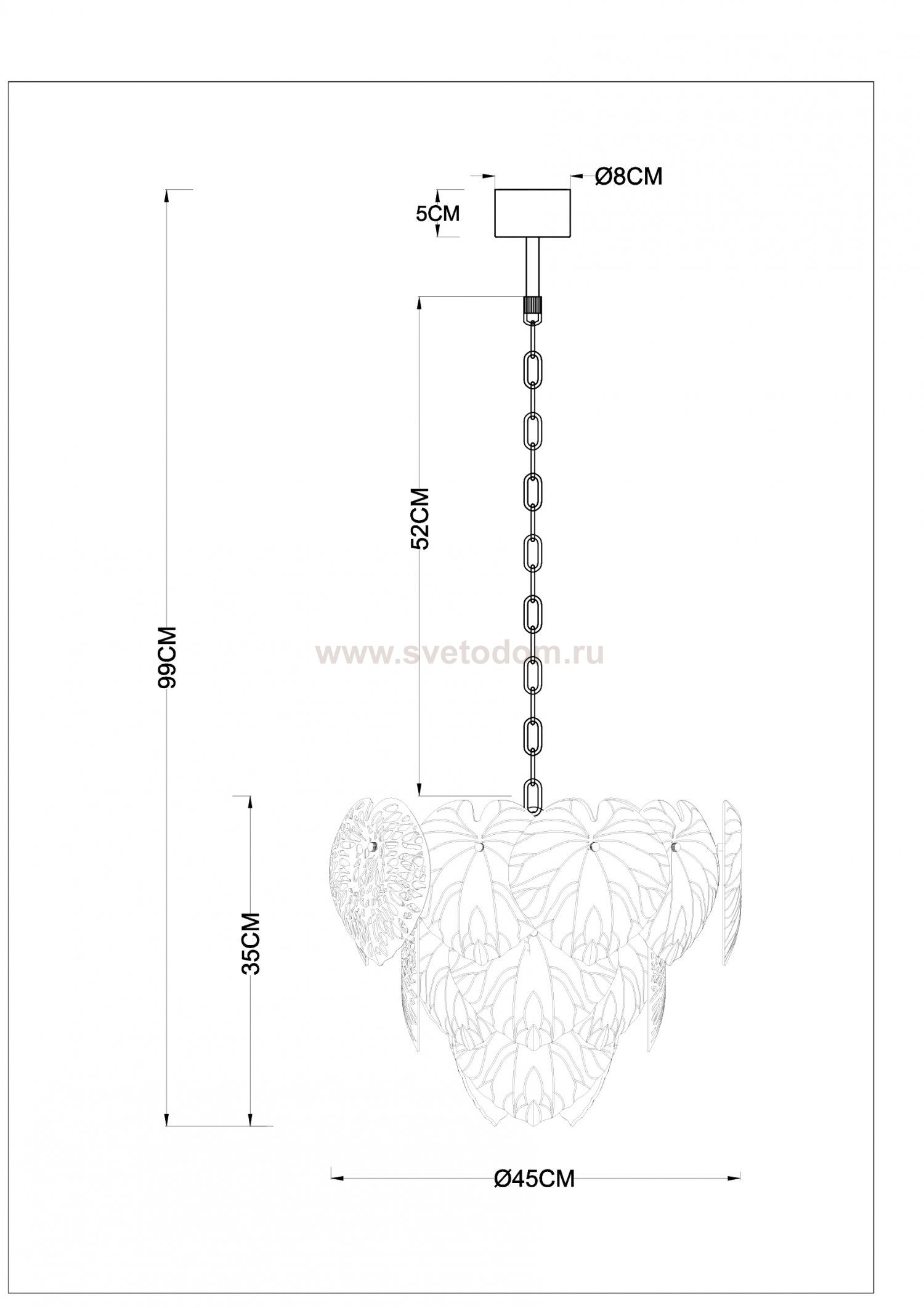 Люстра подвесная Arte Lamp A4078LM-6GO KAPRI