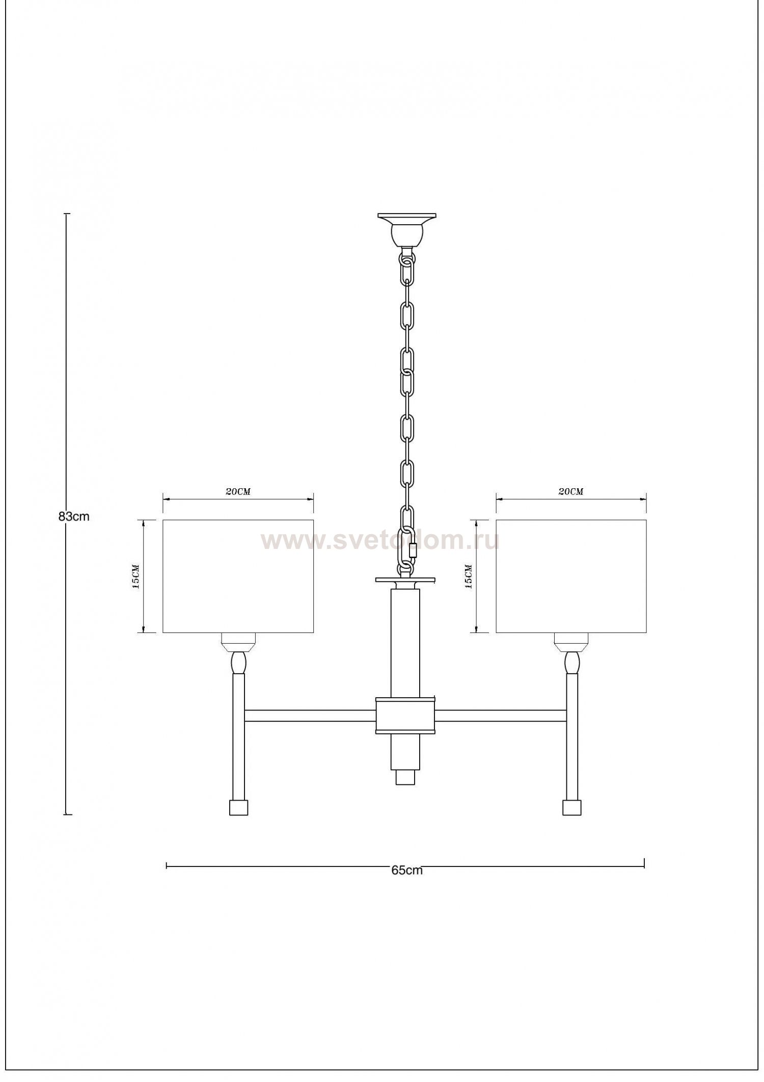 Люстра подвесная Arte Lamp A4090LM-5BK JAMIE