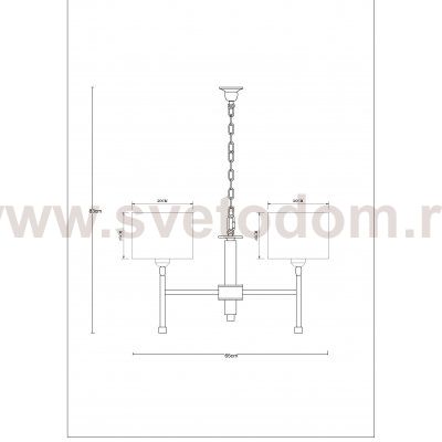 Люстра подвесная Arte Lamp A4090LM-5BK JAMIE
