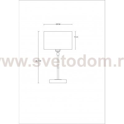 Светильники настольные интерьерные Arte Lamp A4090LT-1BK JAMIE