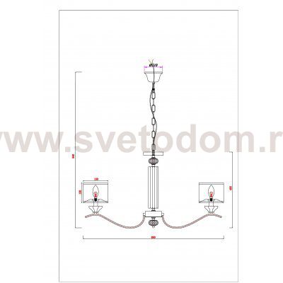 Светильник подвесной Arte Lamp A4091LM-8CC ALHENA