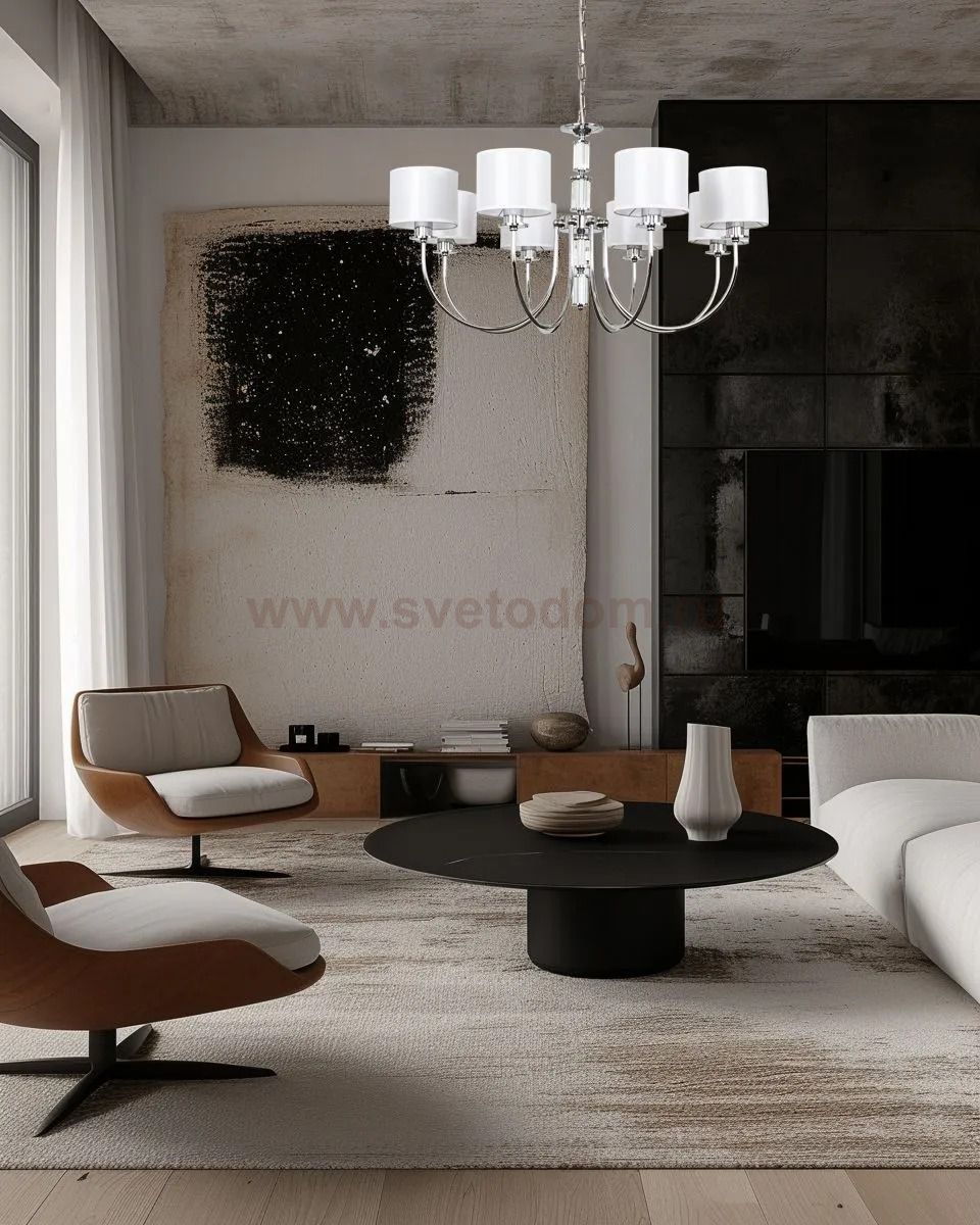Светильник подвесной Arte Lamp A4092LM-8CC ATTORE