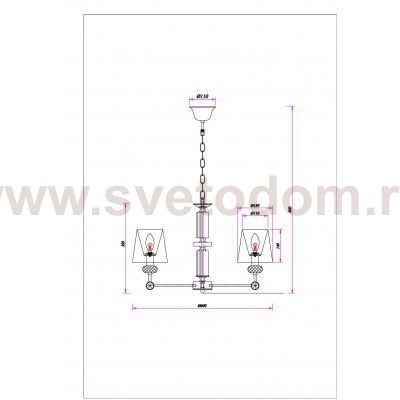 Светильник подвесной Arte Lamp A4093LM-5AB BROCCA
