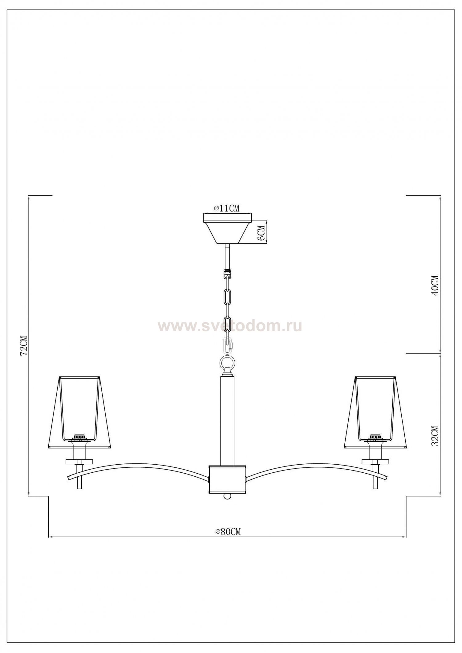Светильник подвесной Arte Lamp A4098LM-8CC KENSINGTON