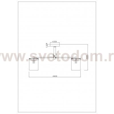 СВЕТИЛЬНИК ПОТОЛОЧНЫЙ Arte Lamp A4099PL-6BK MODELLO