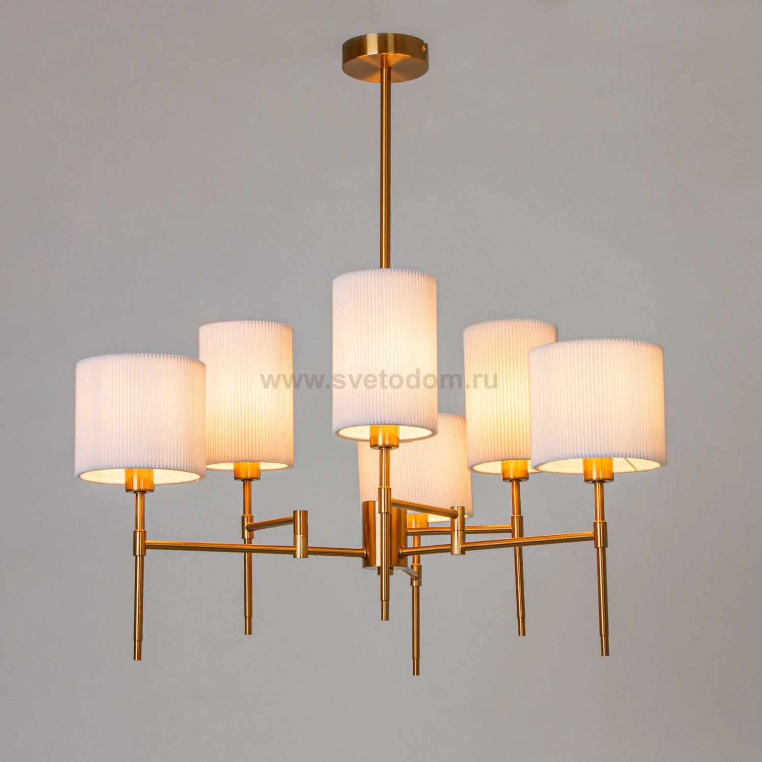 Люстры на штанге Arte lamp A4108LM-6PB DEBORA