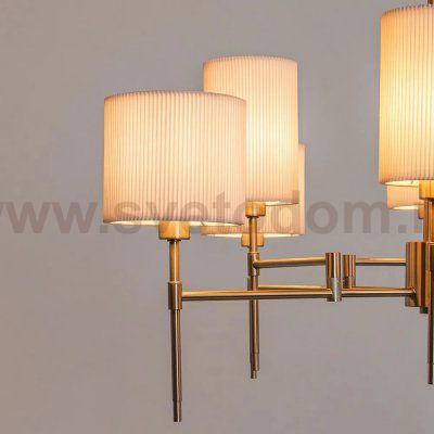 Люстры на штанге Arte lamp A4108LM-8SS DEBORA