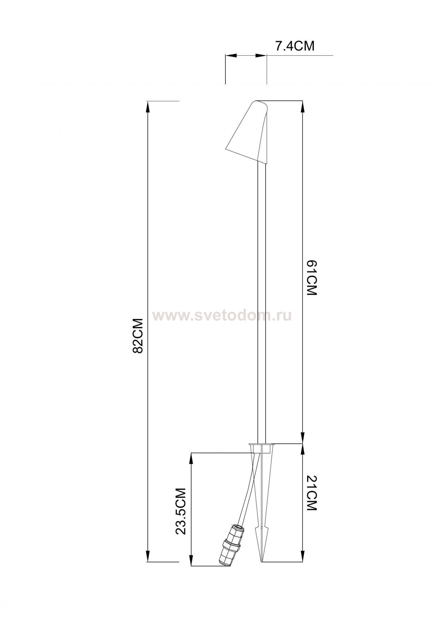 Грунтовые светильники Arte Lamp A4109FN-1BK  MUPHRID