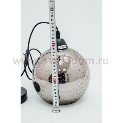 Плафон с эффектом мокрого стекла 200мм Е27 (42мм посадка) Arte lamp A4285SP-1AC Splendido