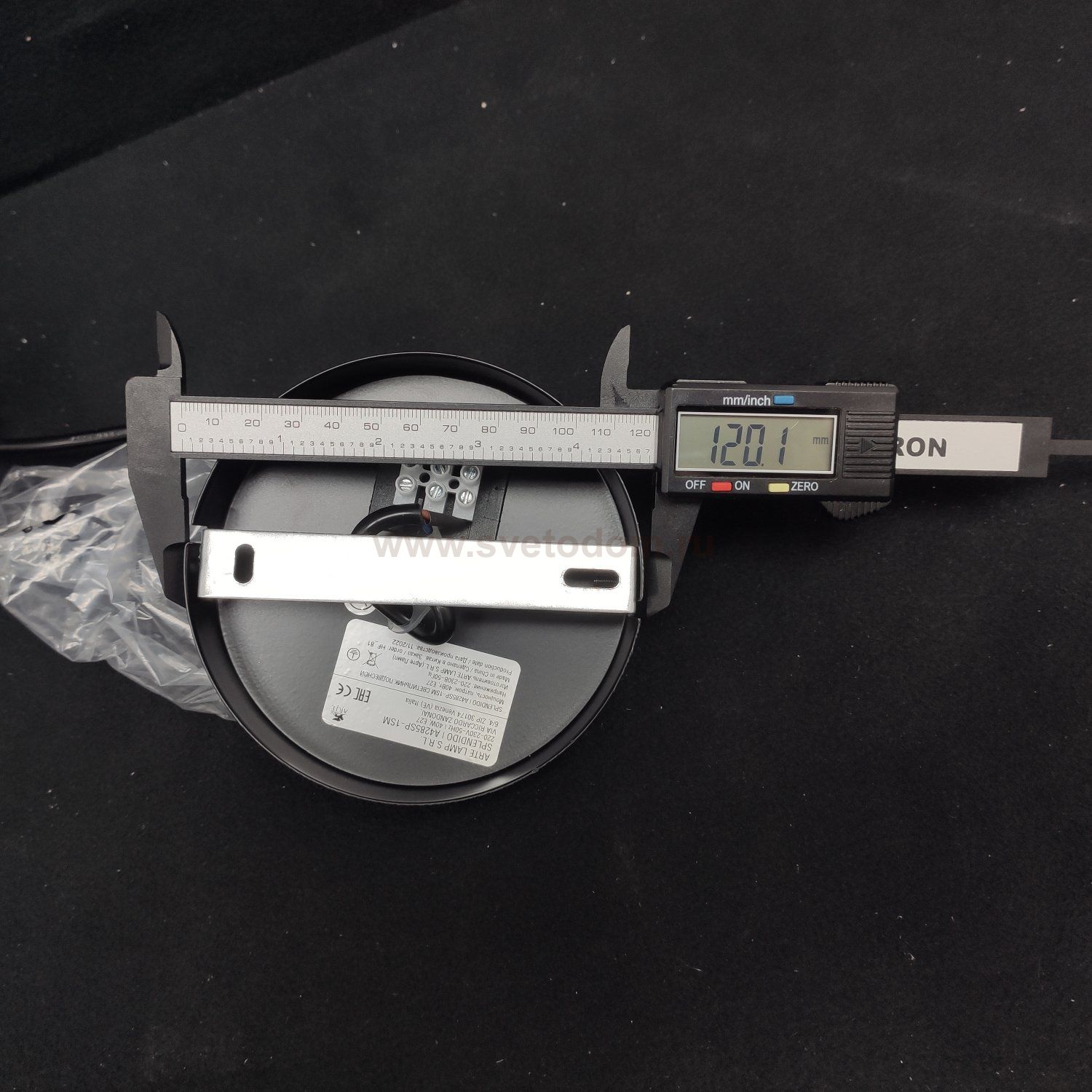 Светильник подвесной с эффектом мокрого стекла 200мм Arte lamp A4285SP-1SM Splendido