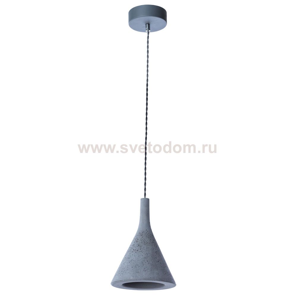 Подвесной бетонный светильник Arte Lamp A4324SP-1GY BENDER