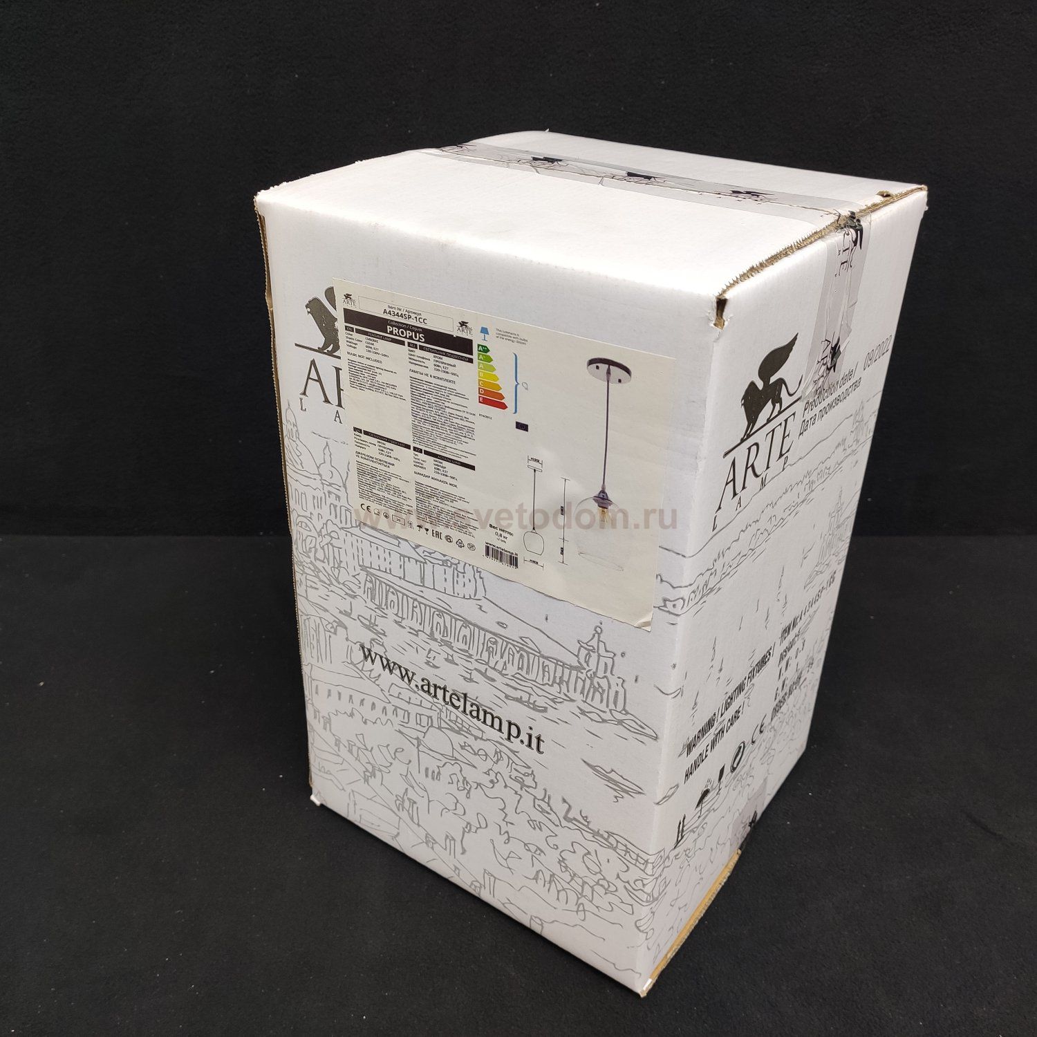 Светильник подвесной прозрачный Arte lamp A4344SP-1CC PROPUS