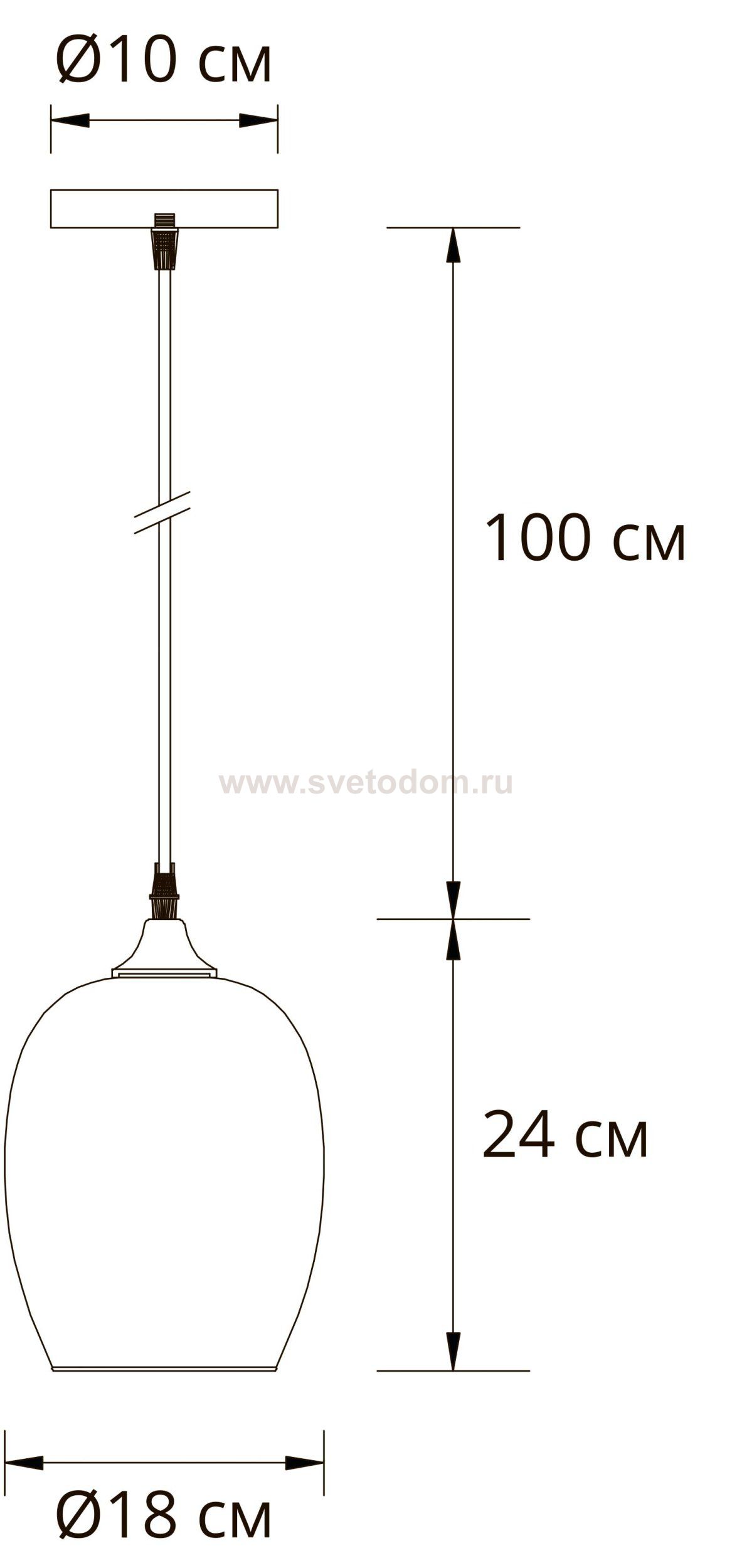 Светильник подвесной Arte lamp A4344SP-1PB PROPUS с зеркальным плафоном V2