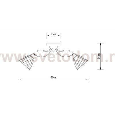 Потолочная люстра Arte Lamp A4366PL-5BK LILY