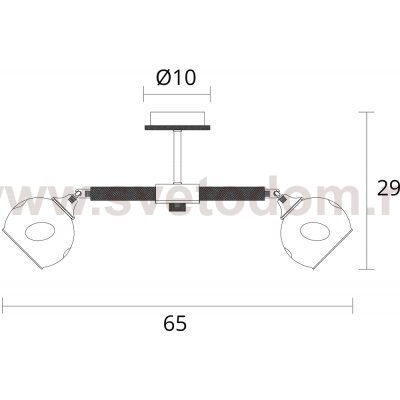 Светильник потолочный Arte lamp A4370PL-3BR BRANSON