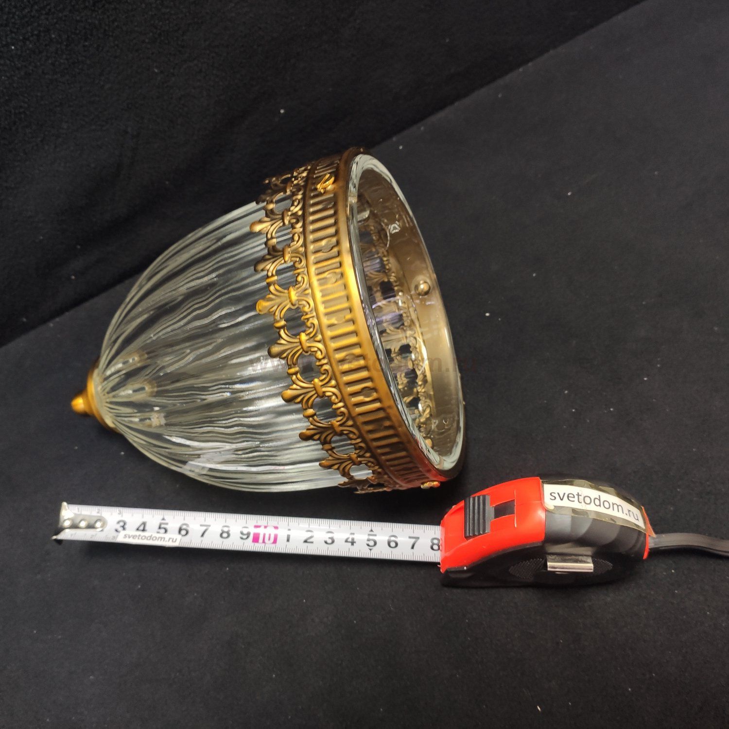 Светильник настенный бра из муранского стекла Arte lamp A4410AP-1SR Schelenberg