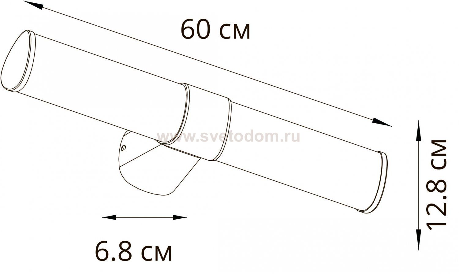 Подсветка для зеркал Arte lamp A4415AP-1CC CALLISTO