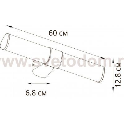 Подсветка для зеркал Arte lamp A4415AP-1CC CALLISTO