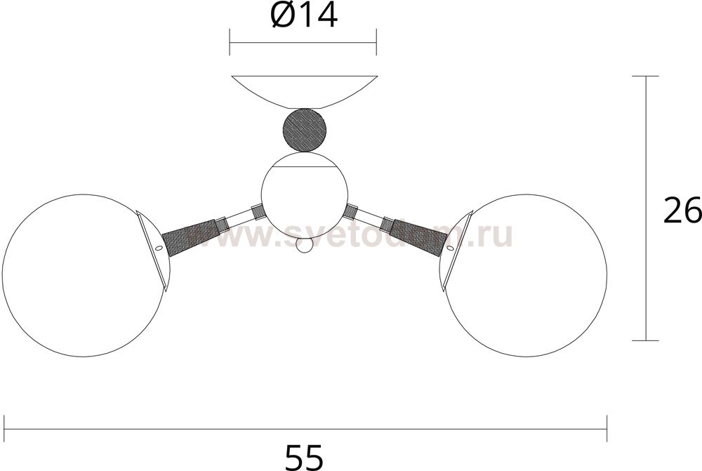 Люстра потолочная Arte lamp A4485PL-3BK BOSTON