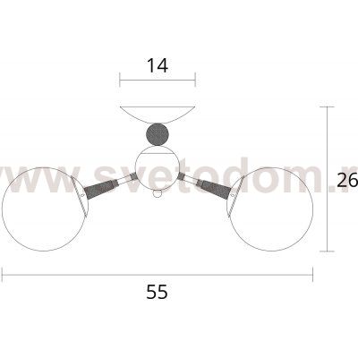 Люстра потолочная Arte lamp A4485PL-5BK BOSTON