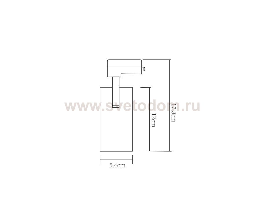 Потолочный трековый светильник Arte Lamp A4568PL-1WH REGULUS