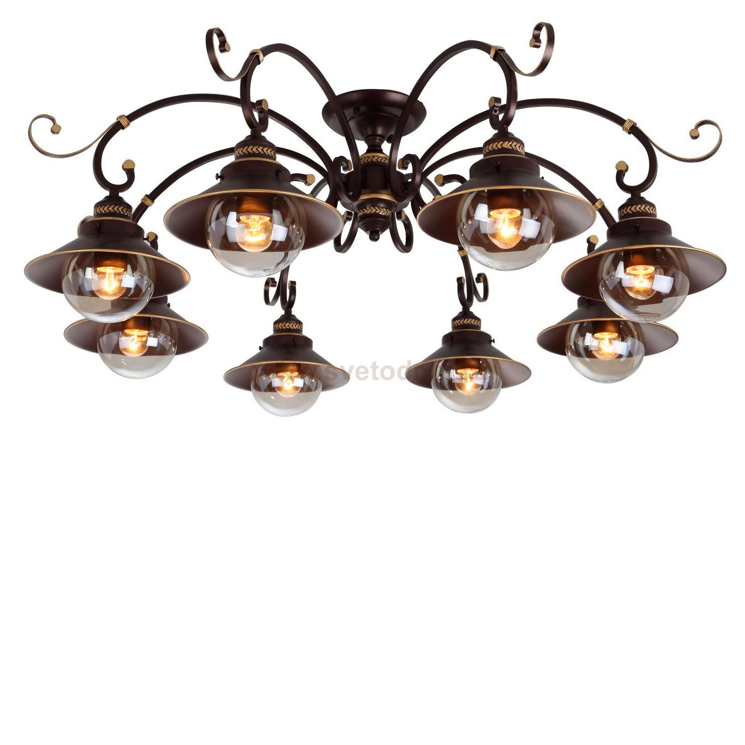 Люстра потолочная Arte lamp A4577PL-8CK GRAZIOSO