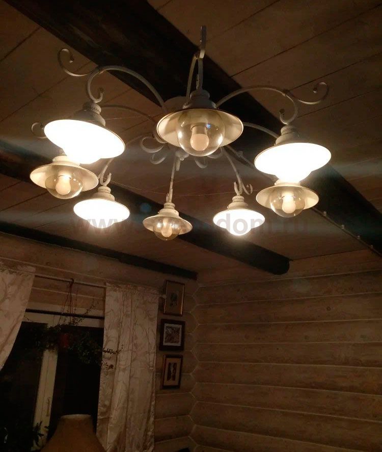 Люстра лофт стиля Arte lamp A4577PL-8WG GRAZIOSO