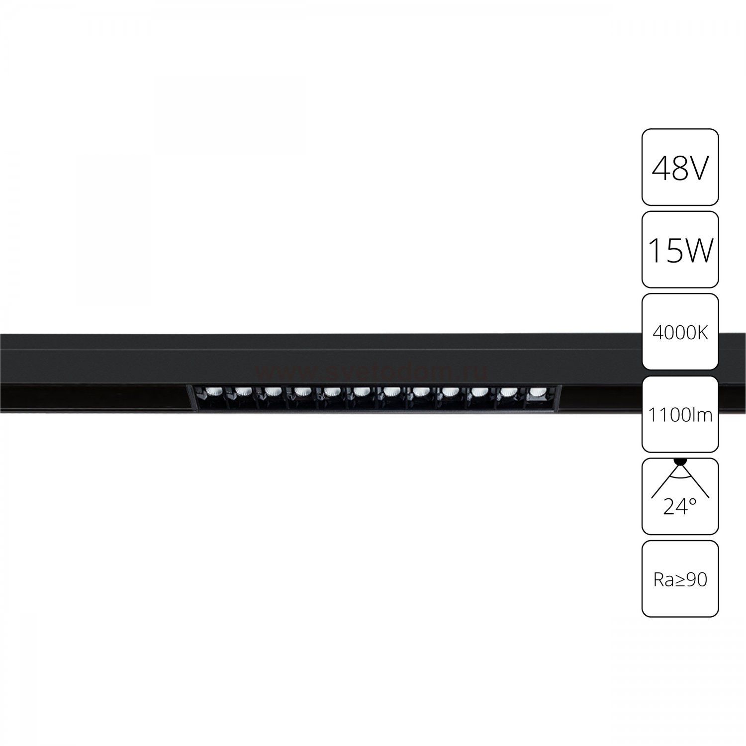 Светильник трековый магнитный Arte Lamp A4634PL-1BK LINEA