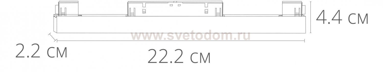 Светильник трековый магнитный Arte Lamp A4634PL-1BK LINEA