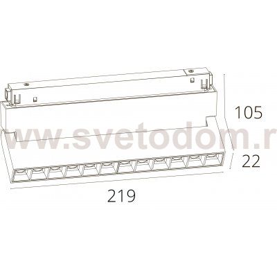 Трековая магнитная система Arte lamp A4638PL-1WH LINEA