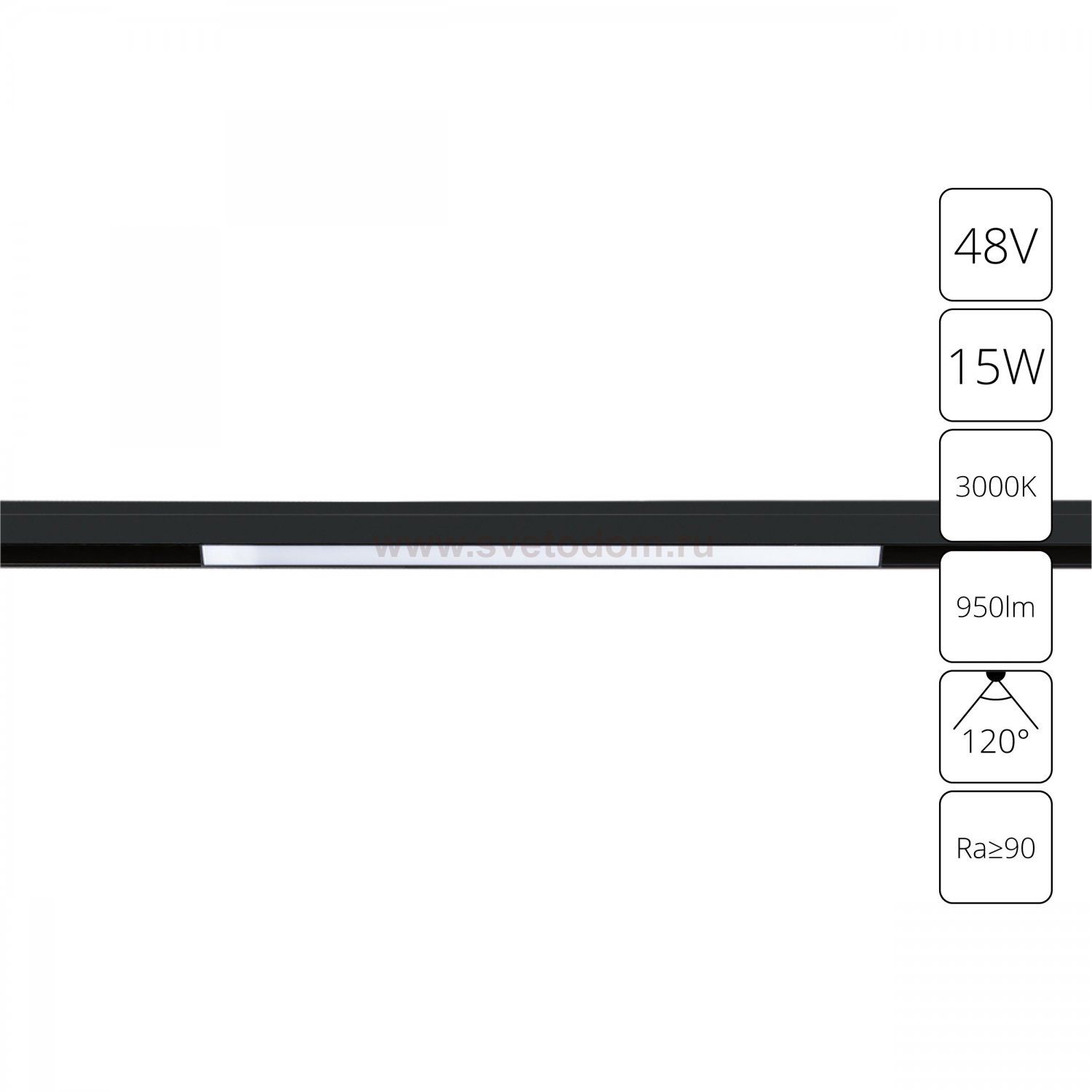 Светильник потолочный Arte Lamp A4643PL-1BK LINEA