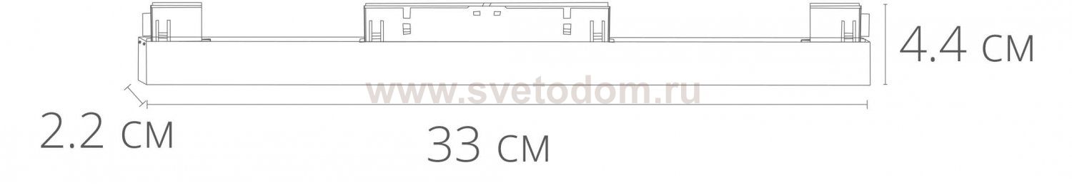 Светильник трековый магнитный Arte Lamp A4645PL-1BK LINEA