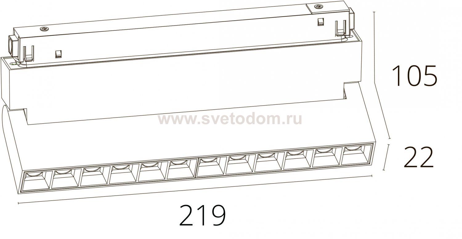Трековая магнитная система Arte lamp A4648PL-1WH LINEA
