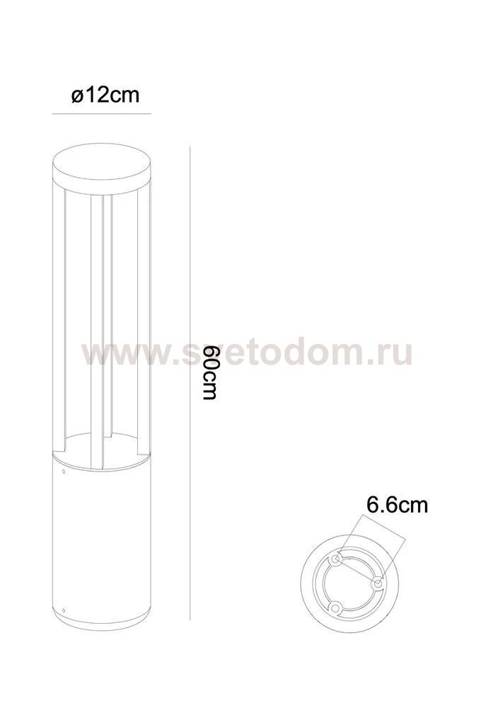 Ландшафтные светильники Arte lamp A4666PA-1BK CARCASSA