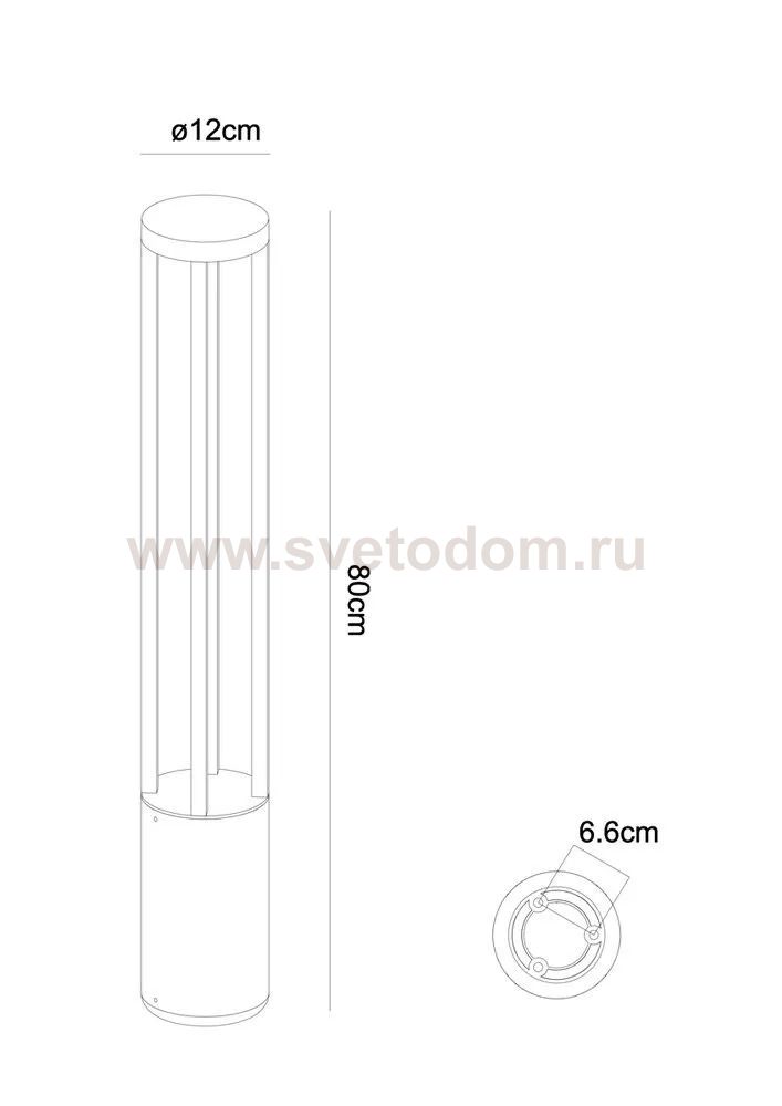 Ландшафтные светильники Arte lamp A4668PA-1BK CARCASSA