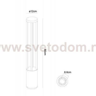 Ландшафтные светильники Arte lamp A4668PA-1BK CARCASSA