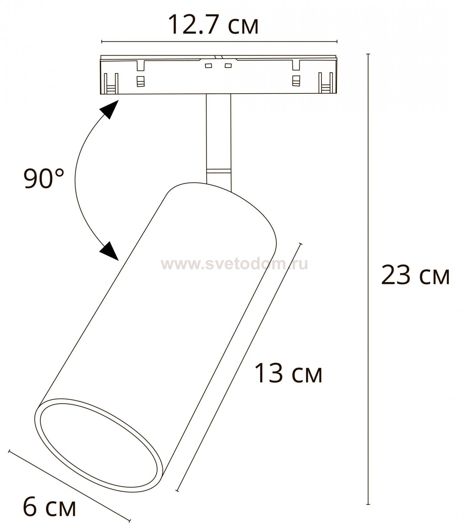 Светильник потолочный Arte lamp A4671PL-1BK LINEA