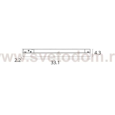Магнитный трековый светильник Arte Lamp A4695PL-1WH LINEA LINEA