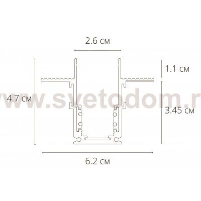 Трековая магнитная система Arte lamp A470133 LINEA-ACCESSORIES