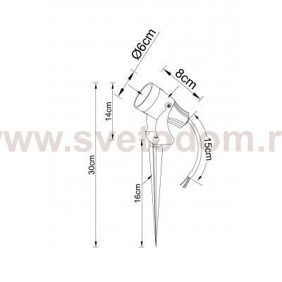 Уличный светильник Arte Lamp A4710IN-1BK ELSIE