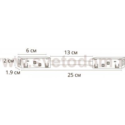 КОННЕКТОР ДЛЯ ШИНОПРОВОДА (ТРЕКА) ГИБКИЙ Arte lamp A484406 LINEA-ACCESSORIES