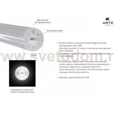 Трековая магнитная система Arte Lamp A4911PL-1BK LOOP