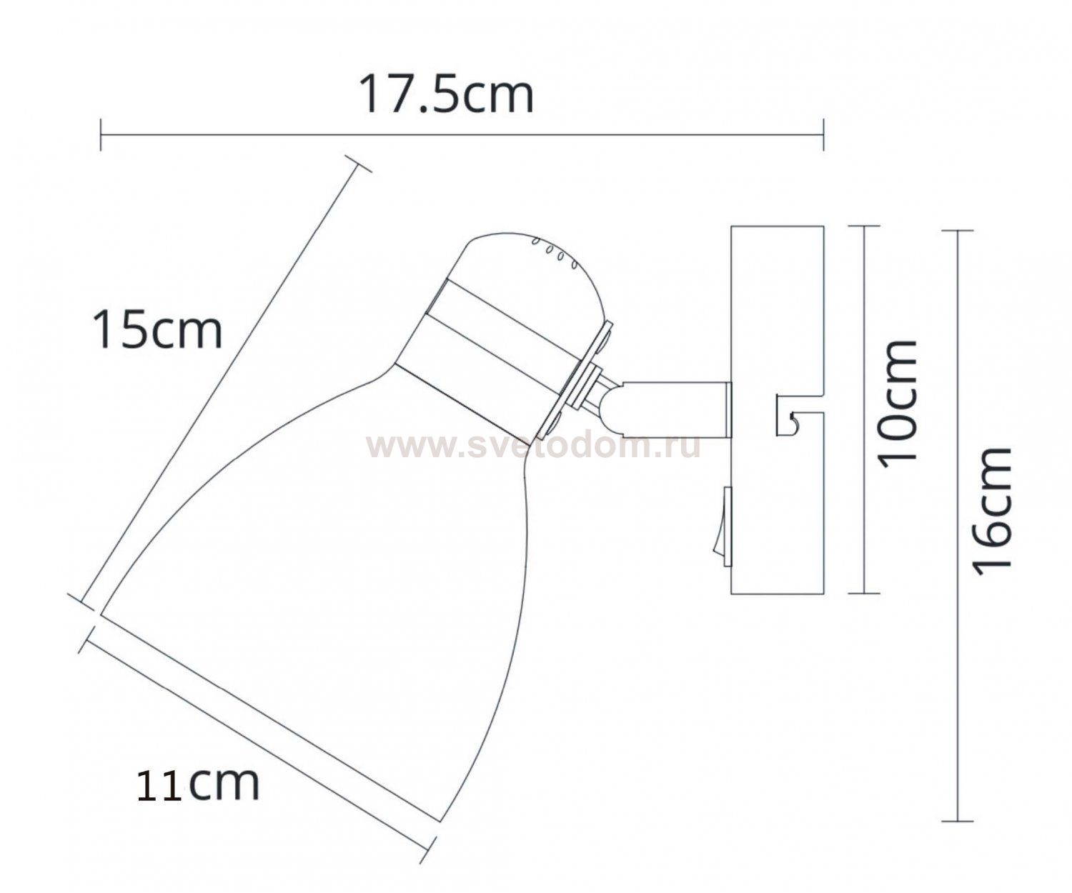 Спот с одним плафоном Arte lamp A5047AP-1WH FAFNIR
