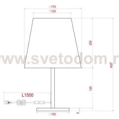 Декоративные настольные лампы Arte Lamp A5068LT-1BK ALEA