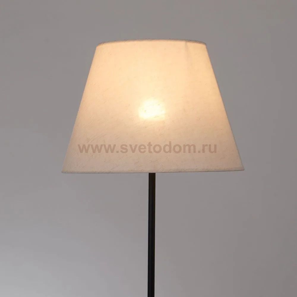 Торшер с абажуром Arte Lamp A5068PN-1BK ALEA