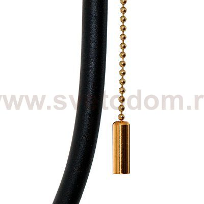 Торшер напольный с абажуром Arte Lamp A5069PN-1BK AGATHA