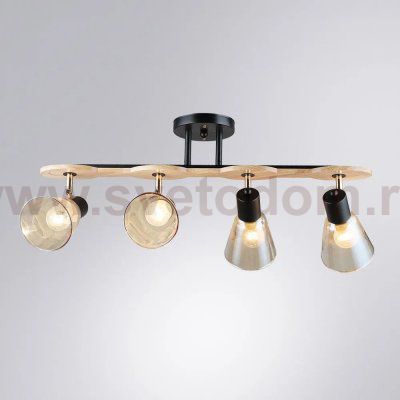 Накладной светильник спот Arte Lamp A5112PL-4BK HARMONY